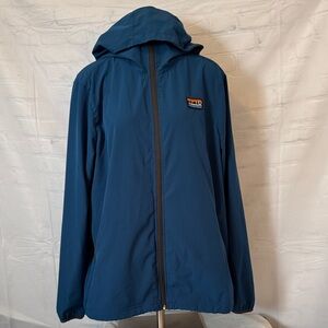 Avalanche Men’s Small  Trail Days hooded windbreaker jacket in Blue